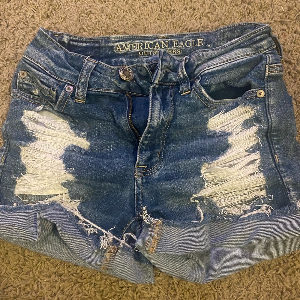 American eagle jean shorts